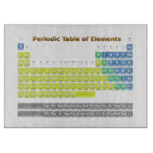 Periodic Table Cutting Board