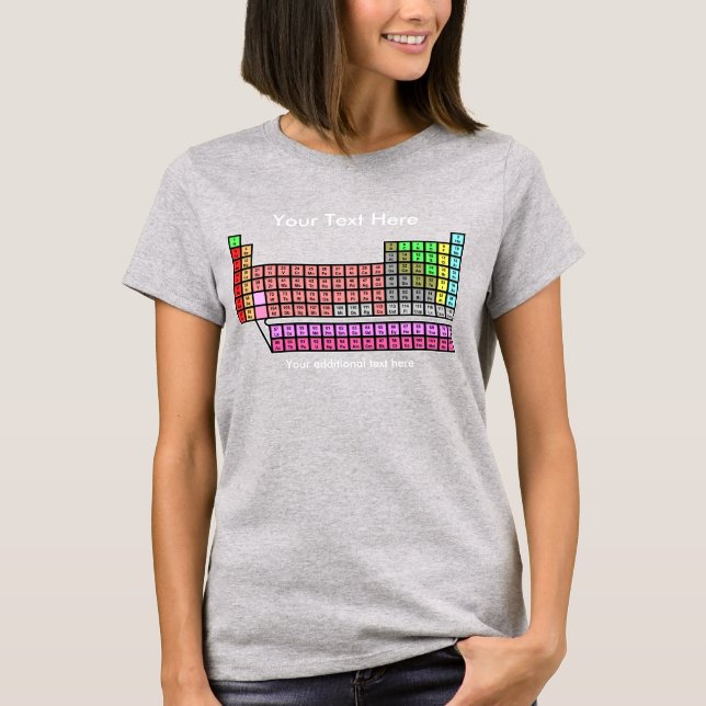 Periodic Table (Dark) T-Shirt (Front)