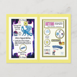 Periodic Table Dragon - Nitrogen Card