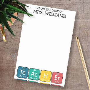 Periodic Table Elements Spelling Teacher Post-it Notes