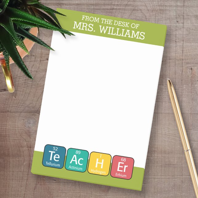 Periodic Table Elements Spelling Teacher Post-it Notes (Creator Uploaded)