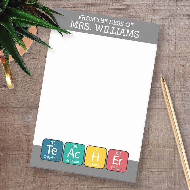 Periodic Table Elements Spelling Teacher Post-it Notes (Creator Uploaded)