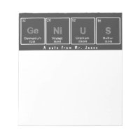 Periodic table GeNiUS notepad
