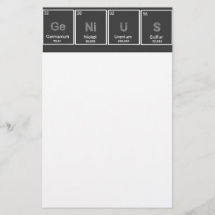 Periodic Table GeNiUS stationary Stationery
