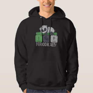 Periodic Table Napping Cute Animal Sleeping Panda  Hoodie