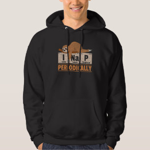 Periodic Table Napping Lazy Animal Cute Sleeping S Hoodie