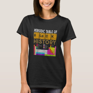 Periodic Table Of Black History Awesome African Co T-Shirt