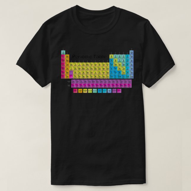 Periodic Table Of Elements  1  T-Shirt (Design Front)
