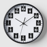 Periodic Table of Elements Atomic Number Clock