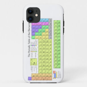 Periodic table of elements iPhone 11 case