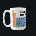 Periodic Table of Elements Coffee Mug<br><div class="desc">Dive into the world of elements with our 'Periodic Table of Elements' design! 🧪 This unique design showcases the complete periodic table on a coffee mug, making it the perfect choice for chemistry professors, students, chemists, and laboratory enthusiasts. It's not just a mug; it's a celebration of the fascinating world...</div>