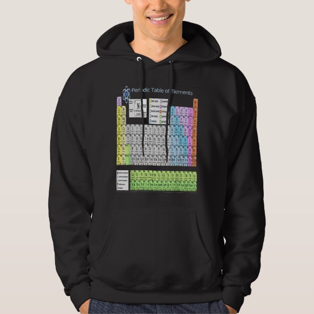 Periodic Table of Elements for Classical and STEM  Hoodie (Front)