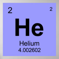 Periodic Table of Elements (Helium)