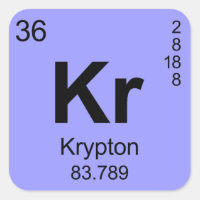 Periodic Table of Elements (Krypton)