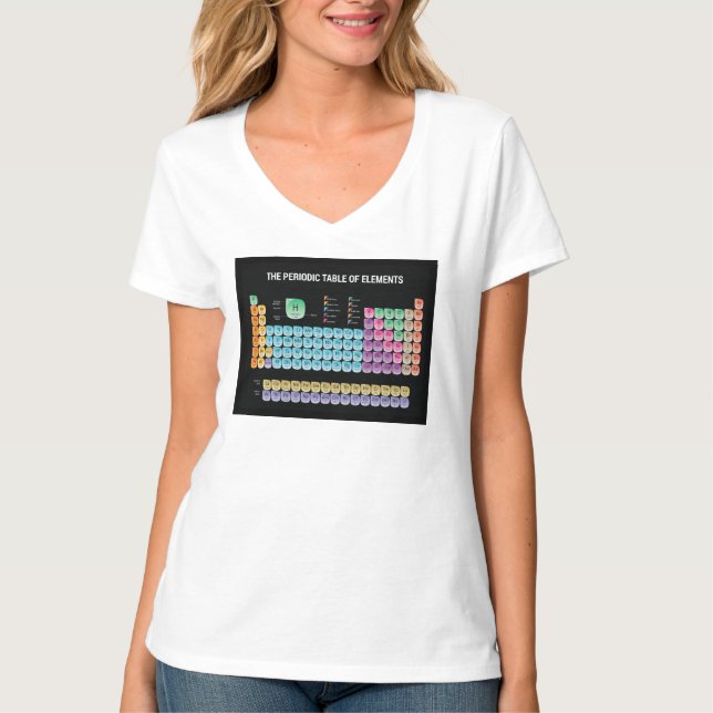 Periodic table of elements T-Shirt (Front)