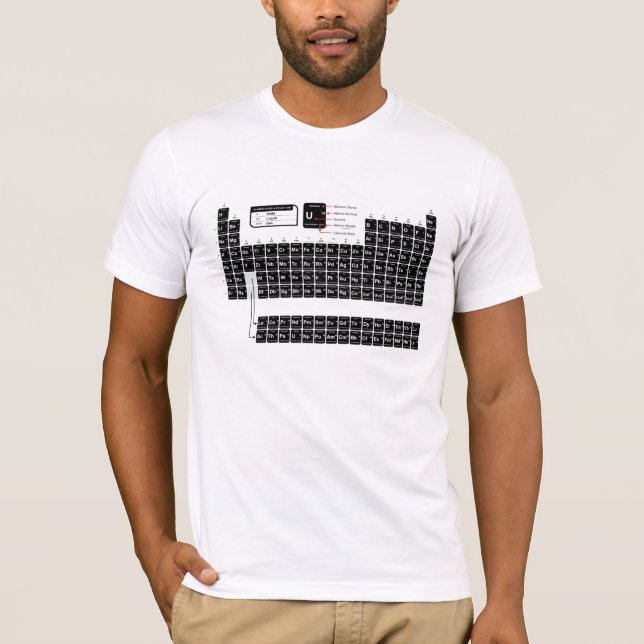 Periodic Table of Elements T-Shirt (Front)
