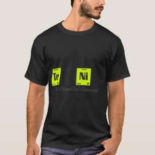 Periodic table of elements Tennis Player gift for  T-Shirt