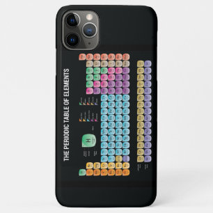 Periodic table of elements throw pillow Case-Mate iPhone case