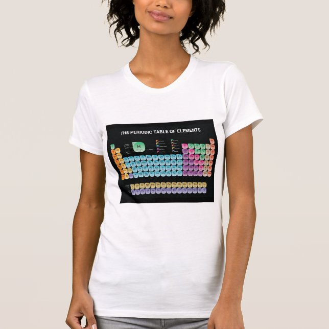 Periodic table of elements throw pillow T-Shirt (Front)
