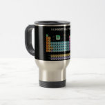 Periodic table of elements throw pillow travel mug<br><div class="desc">Periodic table of elements</div>