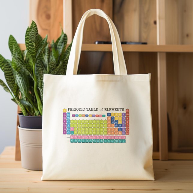 Periodic Table of Elements Tote Bag (Custom Tote Bag)