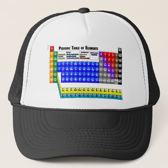 Periodic Table of Elements Trucker Hat (Front)