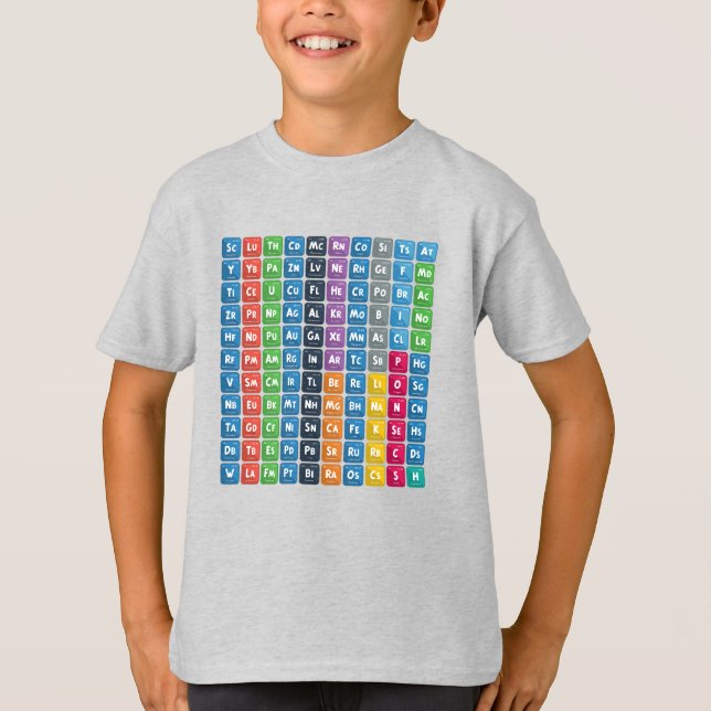 Periodic Table of the Elements 3 T-Shirt (Front)