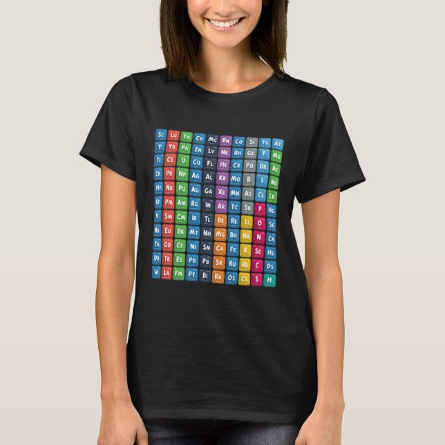 Periodic Table of the Elements 3 T-Shirt (Front)
