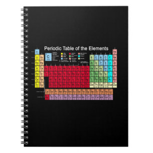 Periodic Table of the Elements Spiral Notebook