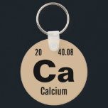 Periodic Table of the Elements Template Key Ring<br><div class="desc">Customise this nerdy chemistry periodic table of the elements keychain template. Enter in your favourite element or create your own! Change the chemical element name, symbol, atomic number and atomic mass. Click customise to change the background colour or make further edits. Makes an awesome gift idea for the chemist, scientist...</div>