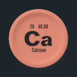 Periodic Table of the Elements Template Paper Plate<br><div class="desc">Customize this nerdy chemistry periodic table of the elements paper plate template. Enter in your favorite element or create your own! Change the chemical element name, symbol, atomic number and atomic mass. Click customize to change the background color or make further edits. Perfect table accessory for the chemistry party or...</div>