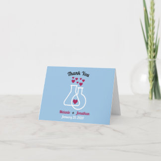 Periodic Table of the Elements Wedding Thank You Card
