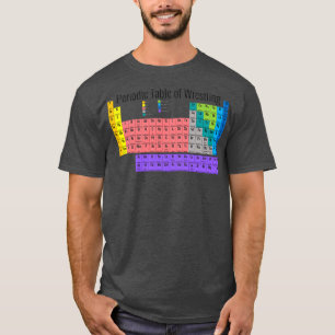 Periodic Table of Wrestling  T-Shirt