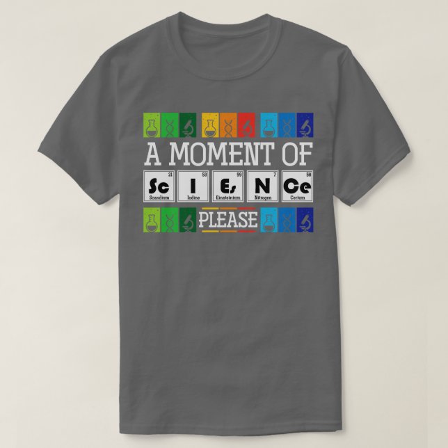 Periodic Table Pun Science Physics Physicist T-Shirt (Design Front)