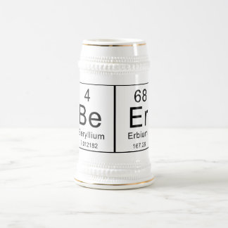Periodic Table Spells Beer! Beer Stein