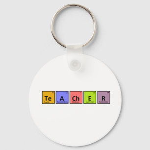 Periodic Table Teacher Appreciation Key Ring