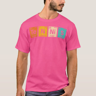 Periodic Table Tennis Player Funny Tennis Love Ten T-Shirt