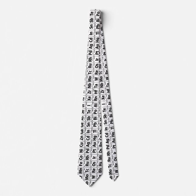 Periodic Table Tie (Front)