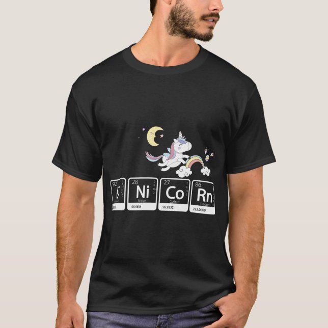 Periodic Table   Unicorn Gift T-Shirt (Front)