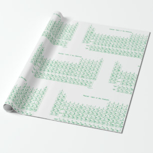 "Periodic Table" Wrapping Paper