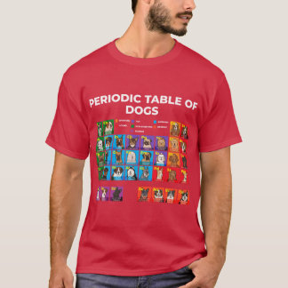 Periodicable of Dogs gift T-Shirt