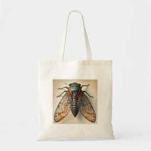 Periodical Cicada 171024IREF232 - Watercolor Tote Bag