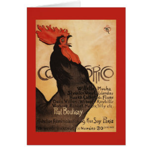 Periodical Cocorico Rooster Promotional Poster