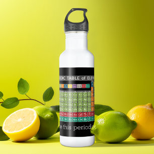 Periodically Periodic Table of Elements - Students 710 Ml Water Bottle