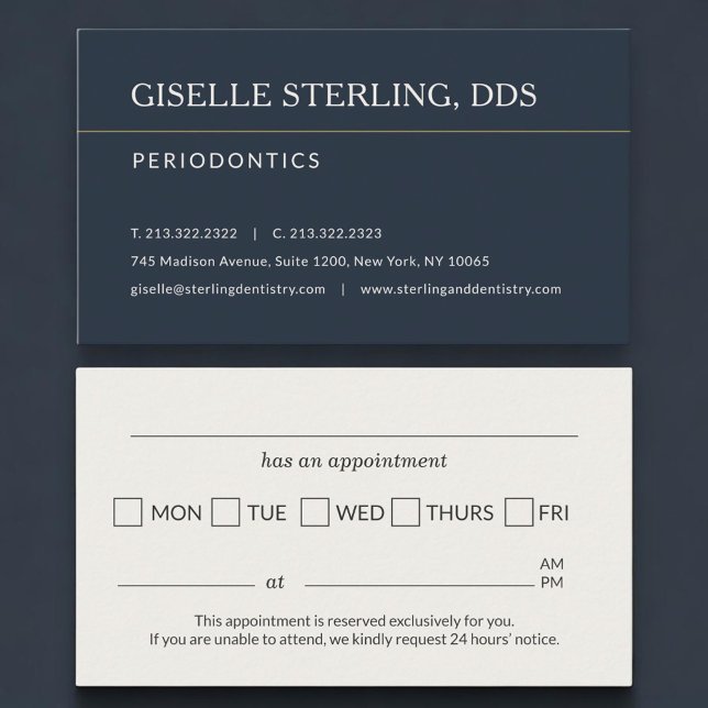 Periodontics Office Appointment Reminder Card (Creator Uploaded)