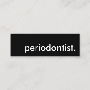 periodontist. mini business card