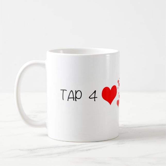 PERISCOPE Tap for Hearts Mug (Left)