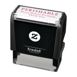 Perishable Stamp use for mail