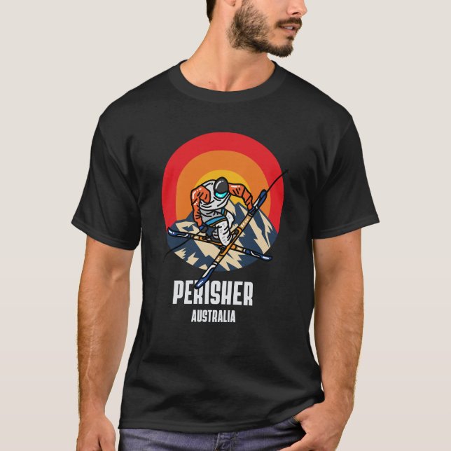 Perisher Australia Ski Resort T-Shirt (Front)