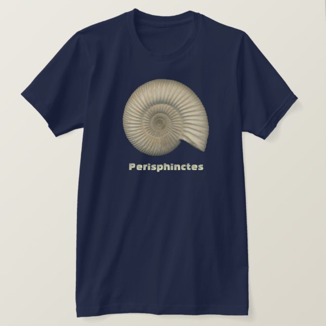 Perisphinctes Ammonite T-Shirt (Design Front)